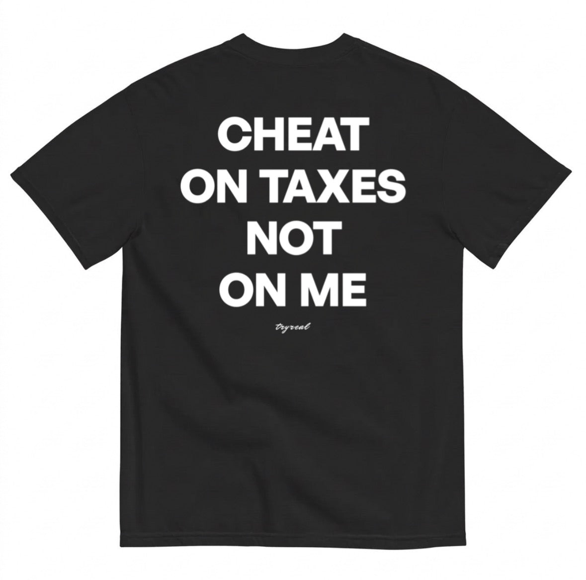 CHEAT ON TAXES NOT ON ME
