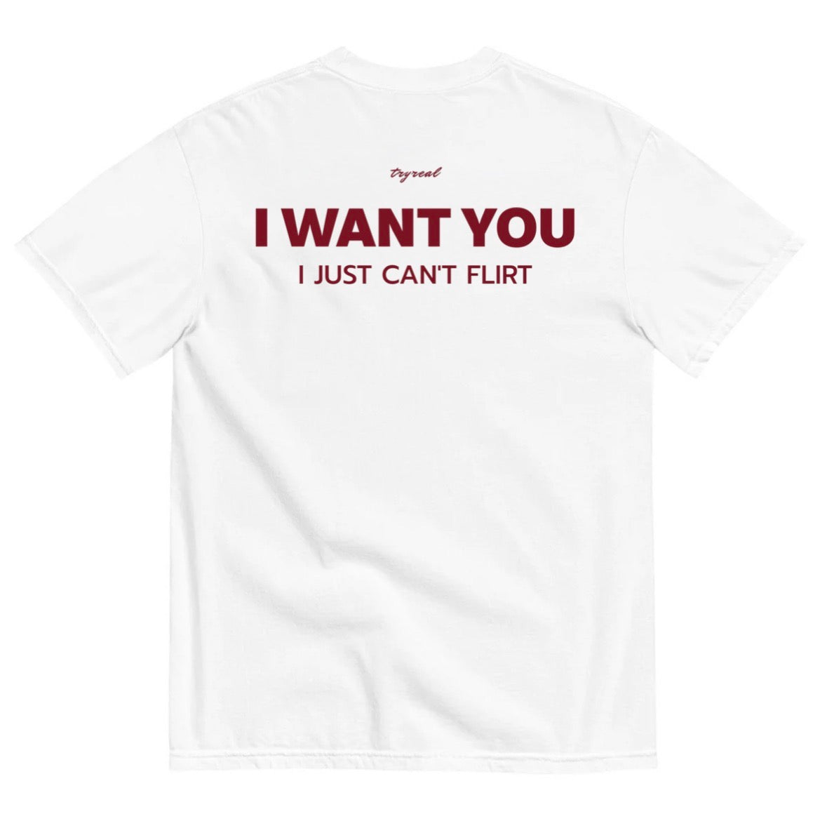 I WANT YOU I JUST CAN'T FLIRT
